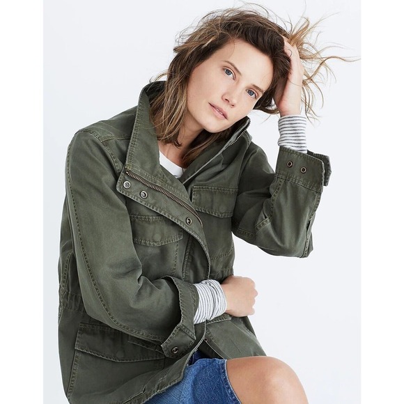 Madewell Olive Jean Jacket - Picture 12 of 12